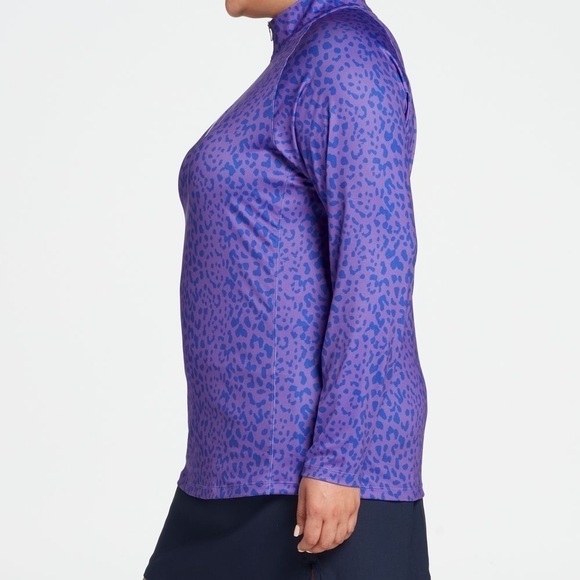 Lady Hagen New With Tags Activewear Training Exercise Long Sleeve Tee Half Zip - Picture 13 of 13